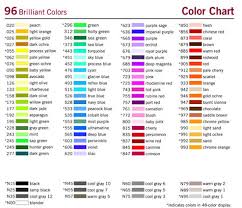 Tombow Color Chart