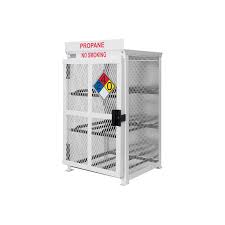 gas cylinder cage 6 propane tanks