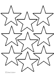 Kids Alphabet Stencils Star Letters Outline Freealphabetstencils