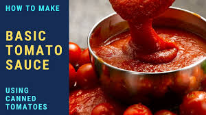 basic tomato sauce using canned