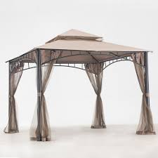 Metallic is usually a deep and durable materials to get outdoor application. Sunjoy Marla 10 Ft X 10 Ft Gazebo With Vented Canopy The Home Depot Canada