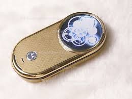 motorola aura r1 gold flip phone