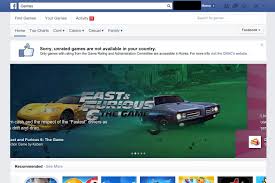 Facebook Stops Providing Gaming Service In Response To