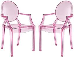 Check spelling or type a new query. Amazon Com Modway Casper Modern Acrylic Stacking Two Dining Armchairs Pink Chairs