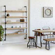 Industrial Wall Mounted Shelving Unit