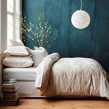 More master bedroom color idea. Teal Wall Paint Domino Home Home Bedroom Teal Walls