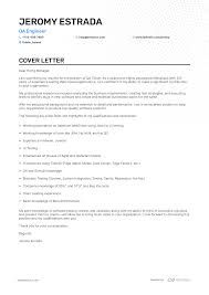 cover letter exles for every career