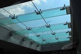 Structural Glass Roof With Glass Fins