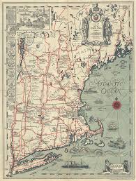 Map Of New England Geographicus Rare Antique Maps