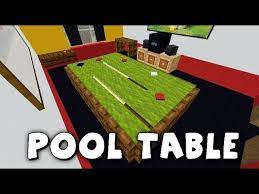 build a pool table in minecraft 1 18