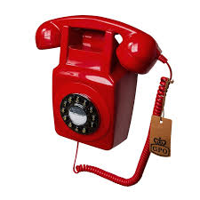 Gpo 746 Retro Telephone Red Wall Phone