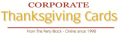 Business Thanksgiving Card Personalized Greetings For