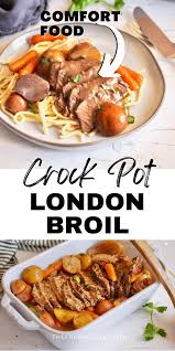 tender crockpot london broil recipe