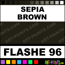 Sepia Brown Artists Acrylic Paints Flashe 96 Sepia Brown