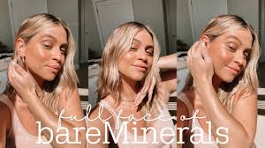 full face of bare minerals try on and