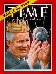 TIME Magazine Cover: Nikita Khrushchev, Man the Year - Jan. 6, 1958 -  Nikita Khrushchev - Person of the Year - Russia