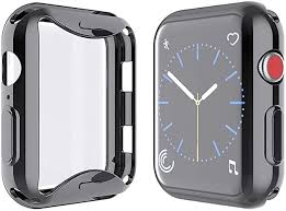 Apple watch series 3 watch. Yolin 2 Pack All Around Tpu Screen Protector Compatible With Apple Watch Series 3 38mm Soft Protective Case For Iwatch 38mm 1 Black 1 Transparent Amazon Co Uk Electronics