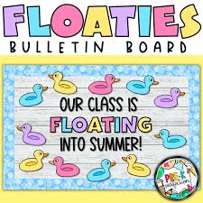 summer bulletin board floats bulletin