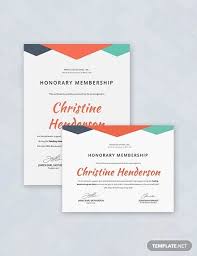 The templates are 100 % editable and customizable. Certificate Of Honorary Template 8 Word Psd Ai Format Download Free Premium Templates