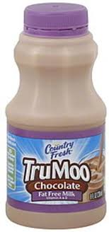 trumoo fat free chocolate milk 8 oz
