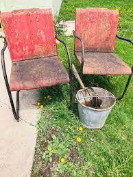 Cleveland Outdoor Welding Metal Chairs