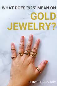 what does 925 mean on gold jewelry
