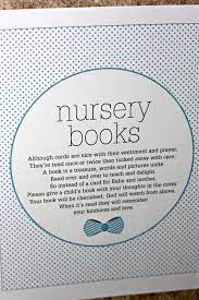 A unique baby shower idea is for the host to request books instead of cards with the baby gifts. Wording To Ask Guests To Bring Children S Book Instead Of Card For Baby Showers Baby Shower Book Book Instead Of Card Baby Shower Book Instead Of Card