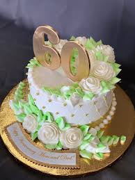Our talented bakers can create made to order birthday cakes of any size, shapes or flavour! 60th Birthday Cake Skazka Desserts Bakery Nj Custom Birthday Cakes Cupcakes Shop