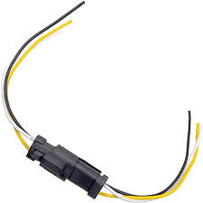 Maybe you would like to learn more about one of these? Amazon Com Apdty 133813 3 Wire Universal Weatherproof Wiring Harness Pigtail Connector Automotive