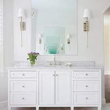 White Footed Single Vanity Design Ideas