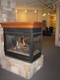 Three Sided Gas Fireplace Also