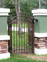 Iron Fence Gate Wrought Iron Garden Gates