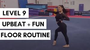 upbeat fun gymnastics floor routine