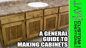 a general guide to building cabinets