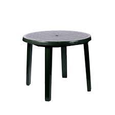 plastic patio table green thorns group