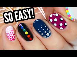 5 easy dotticure nail art designs for