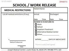 24 Best Doctors Note For Work Images Doctors Note Template Notes