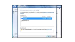 how to backup and re in windows 7