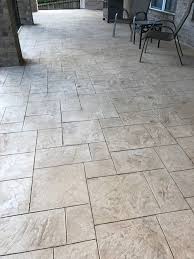 Stained Decorative Concrete Overlay