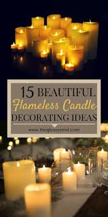 Decorating Ideas With Flameless Candles