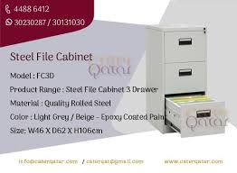file cabinet steel 3 drawer fc3d