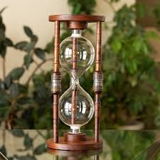 Large Antique Bobbin Fillable Hourglass