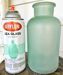 sea glass paint spray or brush to give