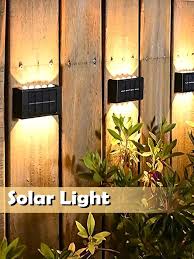 1pc Solar Waterproof Wall Light For