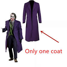 Dark Knight Joker Costume Purple Jacket