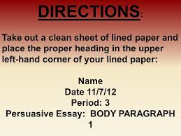 Persuasive Essay Structure   ppt video online download Five Paragraph Essay Rubric