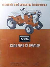 Sears Suburban Ss 12 Garden Tractor 917