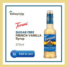 torani french vanilla sugar free syrup