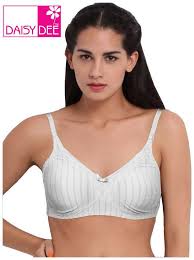Daisy Dee 100 Cotton Non Padded Moulded Full Coverage Salwar Kameez Bra Superstar White