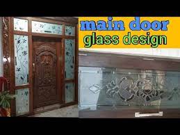 Main Door Glass Etching Window Glass
